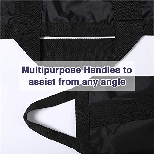 ZHEEYI Multipurpose 55" x 36" Positioning Bed Pad with Reinforced Handles - R...