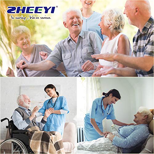 ZHEEYI Multipurpose 55" x 36" Positioning Bed Pad with Reinforced Handles - R...