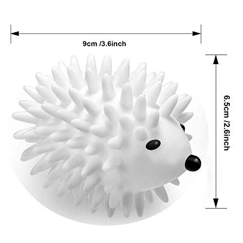 4PCS Hedgehog Reusable Dryer Balls Household Washing Machine Hedgehog Soft La...