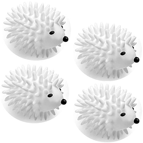 4PCS Hedgehog Reusable Dryer Balls Household Washing Machine Hedgehog Soft La...