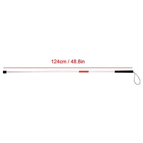 Reflective Walking Stick, Portable Foldable Walking Stick, Shockproof Walking...