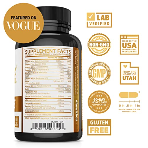 Zhou Hairfluence | Premium Hair Growth Formula for Longer, Stronger, Healthie...