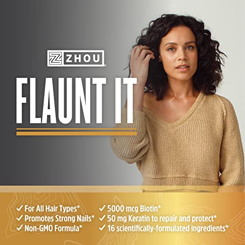 Zhou Hairfluence | Premium Hair Growth Formula for Longer, Stronger, Healthie...