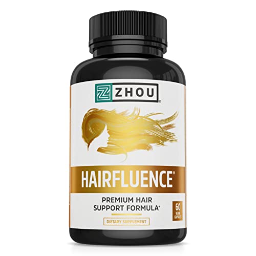Zhou Hairfluence | Premium Hair Growth Formula for Longer, Stronger, Healthie...