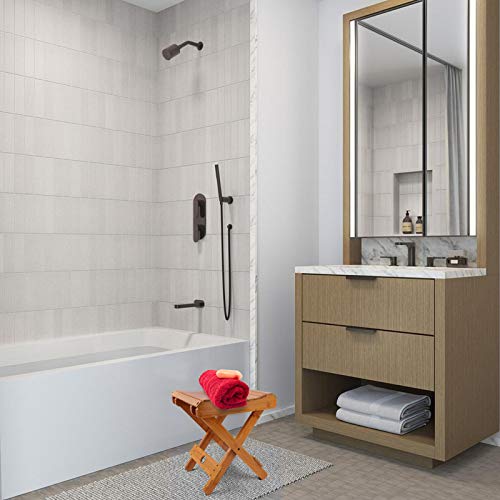 Shower Bench for Inside Shower,Shower Stool for Shaving Legs,Shower Seat for ...