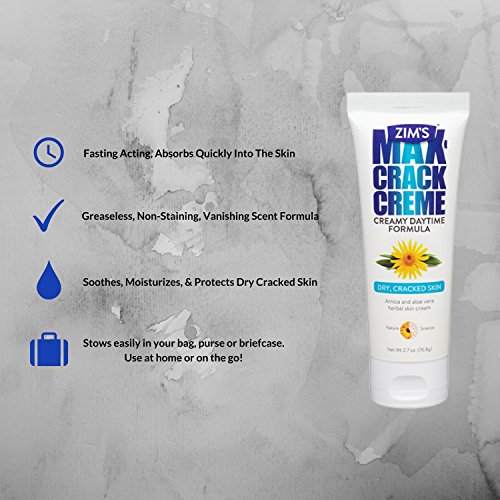 Zim's Crack Creme Creamy Daytime Formula, 2.7 Fluid Ounce Tube