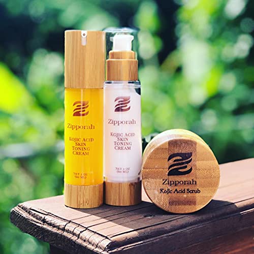 Zipporah Kojic Acid Skin Toning Cream for Face & Neck | Non Bleach Formula