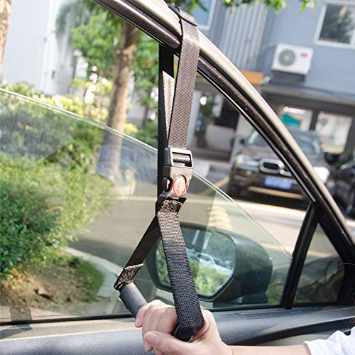 ZipSeven Car Handle 2 Piece Portable Automotive Handle Assistance Mobility Ai...