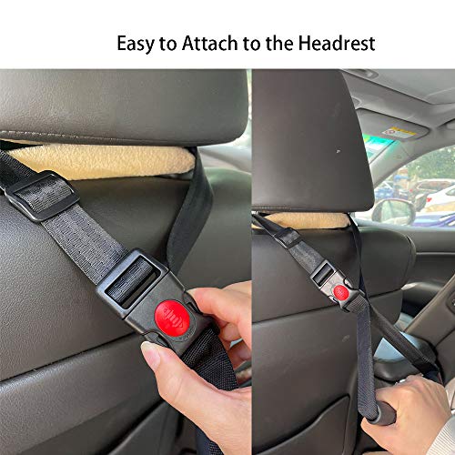 ZipSeven Car Handle 2 Piece Portable Automotive Handle Assistance Mobility Ai...