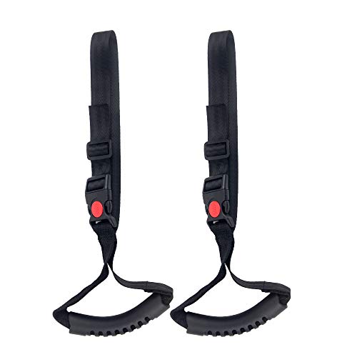 ZipSeven Car Handle 2 Piece Portable Automotive Handle Assistance Mobility Ai...