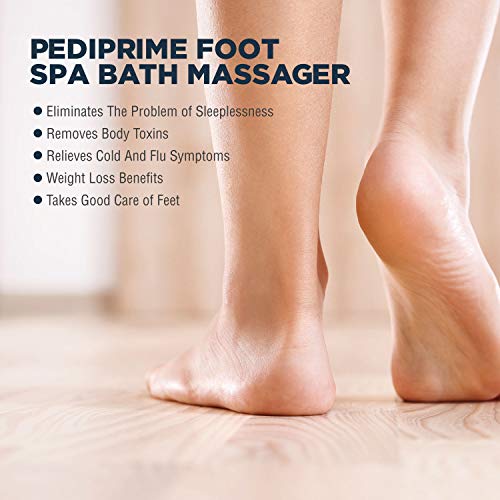 5 in 1 Foot Spa/Bath Massager with Tea Tree Oil Foot Soak with Epsom Salt - w...