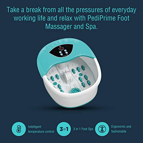5 in 1 Foot Spa/Bath Massager with Tea Tree Oil Foot Soak with Epsom Salt - w...