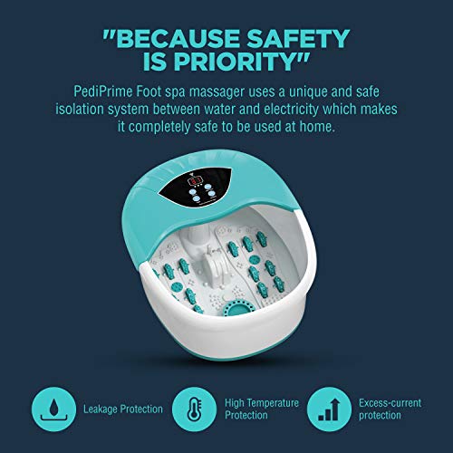 5 in 1 Foot Spa/Bath Massager with Tea Tree Oil Foot Soak with Epsom Salt - w...