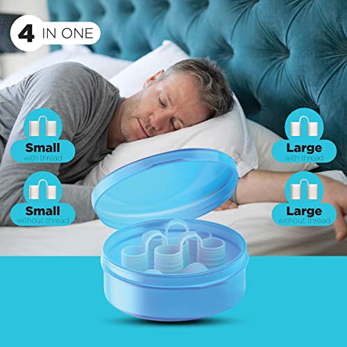Zircon Set of 4 Nose Vents to Ease Breathing - Anti Snoring - No Side Effects...