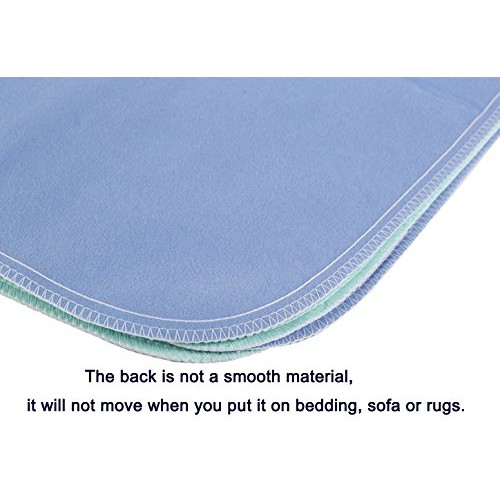 ZISU Pack of 2 Ultra Soft Underpads 36''x 48'',Washable and Reusable Incontin...