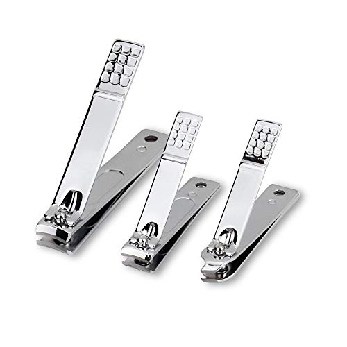 ZIZZON Nail Clippers Kit Manicure Pedicure set with Holographic Case(Purple)