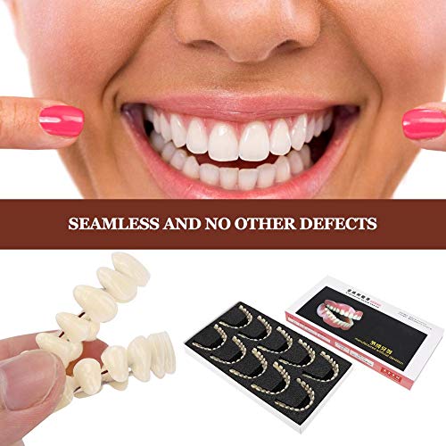 280pcs/10 Set Resin Denture False Teeth, Dental Teeth Teaching Model, Resin D...