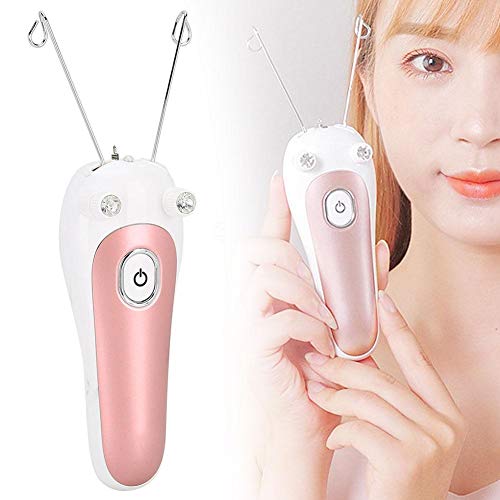 Electric Facial Hair Remover, Ladies Beauty Epilator Trimmer Facial Cotton Th...