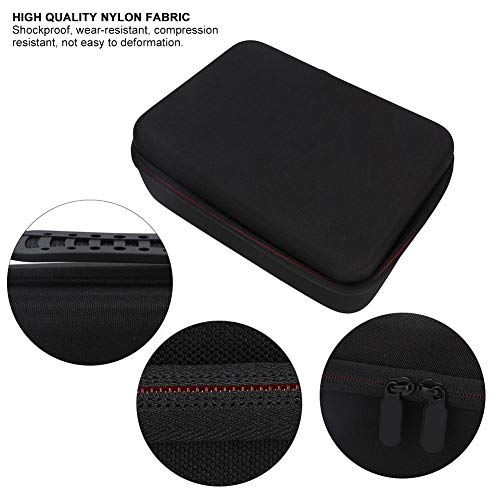 Hair Dryer Storage Bag, Portable Outdoor Nylon Double Zipper Travel Hair Drye...