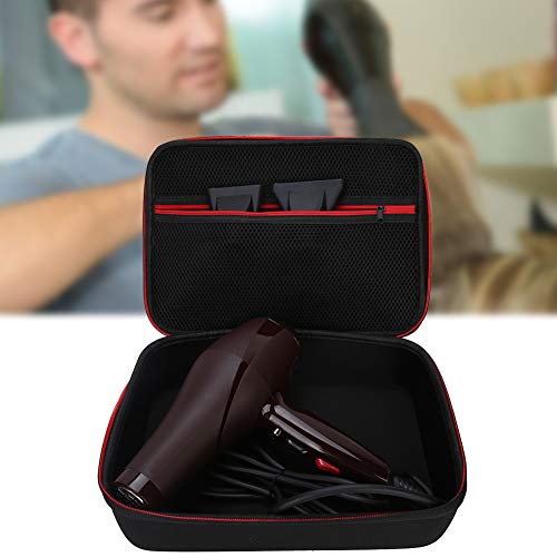 Hair Dryer Storage Bag, Portable Outdoor Nylon Double Zipper Travel Hair Drye...