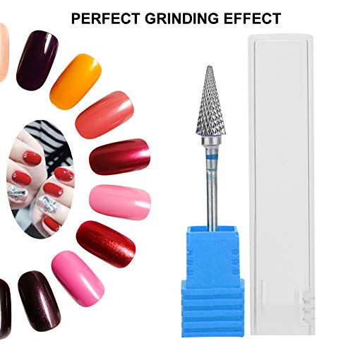Nail Drill Bits,Tungsten Steel Nail Art Manicure Drill Bits Electric Pedicure...