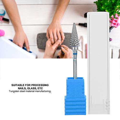 Nail Drill Bits,Tungsten Steel Nail Art Manicure Drill Bits Electric Pedicure...