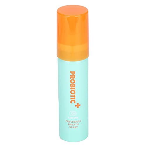 Probiotics Mouth Spray, 15ML/0.5oz Lemon Scent Bad Breath Freshener Oral Spra...