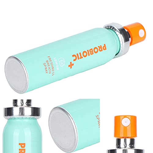 Probiotics Mouth Spray, 15ML/0.5oz Lemon Scent Bad Breath Freshener Oral Spra...