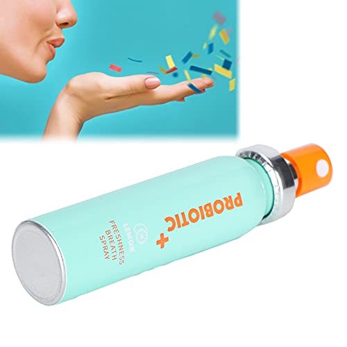 Probiotics Mouth Spray, 15ML/0.5oz Lemon Scent Bad Breath Freshener Oral Spra...