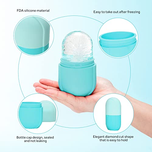 Blue Capsule Ice Face Roller for Face Skin Care, Puffy Eyes, Puffy Face, Shri...