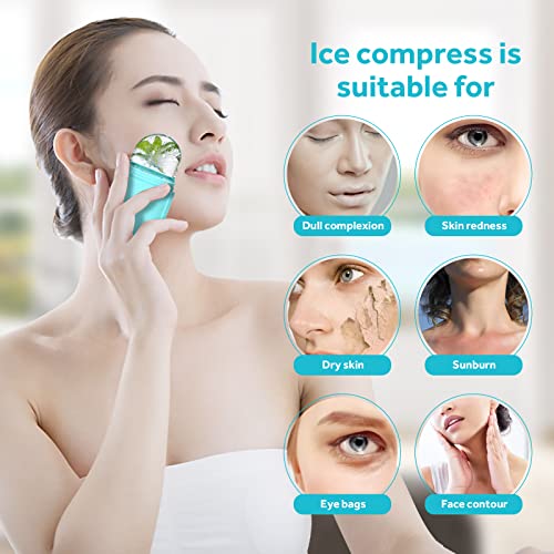 Blue Capsule Ice Face Roller for Face Skin Care, Puffy Eyes, Puffy Face, Shri...
