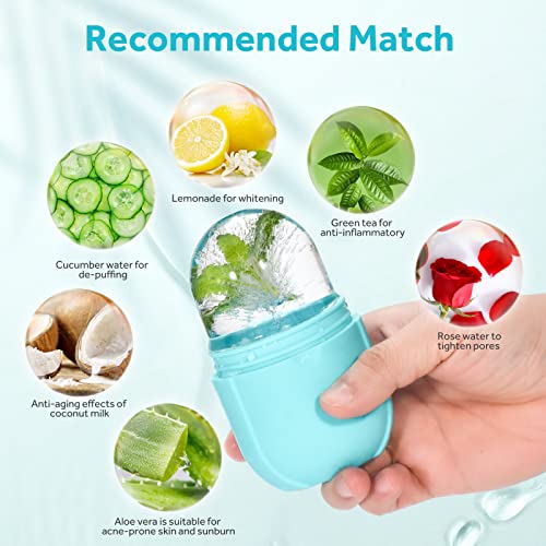 Blue Capsule Ice Face Roller for Face Skin Care, Puffy Eyes, Puffy Face, Shri...