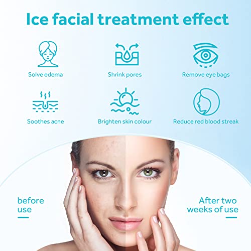 Blue Capsule Ice Face Roller for Face Skin Care, Puffy Eyes, Puffy Face, Shri...