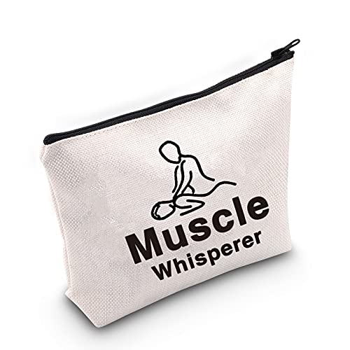ZJXHPO Message Therapy Gift Muscle Whisperer Makeup Bag Physical Therapist Gi...