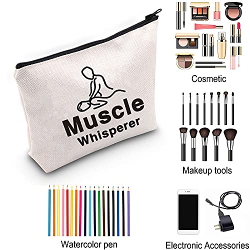 ZJXHPO Message Therapy Gift Muscle Whisperer Makeup Bag Physical Therapist Gi...