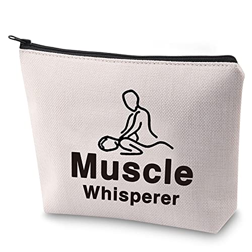 ZJXHPO Message Therapy Gift Muscle Whisperer Makeup Bag Physical Therapist Gi...