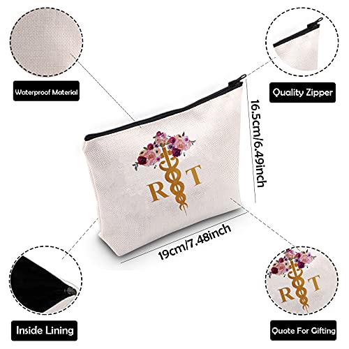 ZJXHPO Respiratory Therapist Gift RT Makeup Bag Graduation Gift for Respirato...