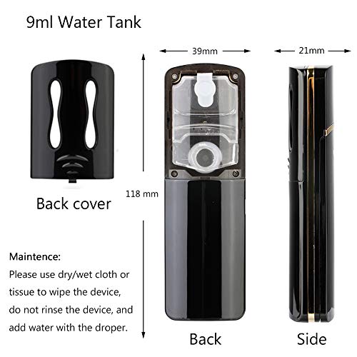 Nano Facial Mister Spray Portable USB Rechargeable Mini Face Humidifier Handy...