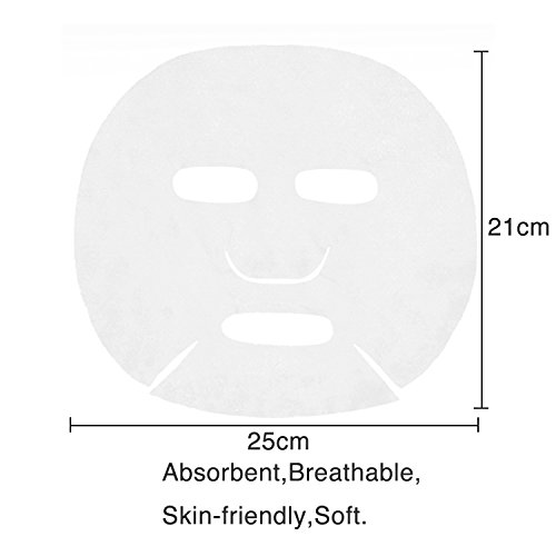 100 pcs Compressed Facial Mask Sheet Beauty DIY Disposable Mask Paper Natural...