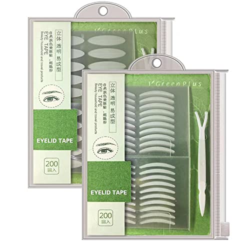 2 Packs/800Pcs Natural Invisible Single Side Eyelid Tape Stickers Medical-use...