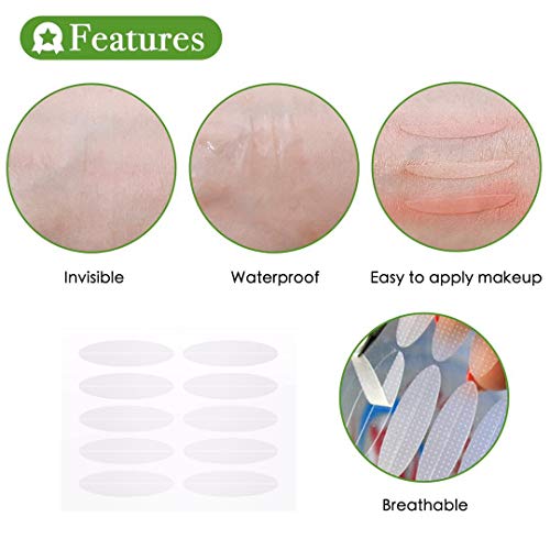 200 Pairs Natural Invisible One Side Eyelid Tape Stickers Waterproof Breathab...