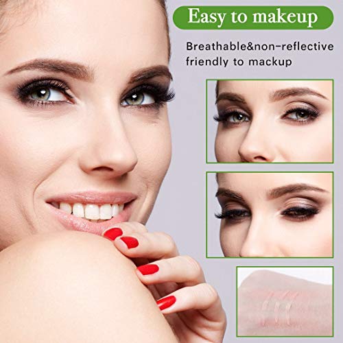 400Pcs Natural Invisible Single Side Eyelid Tape Stickers Medical-use Fiber E...