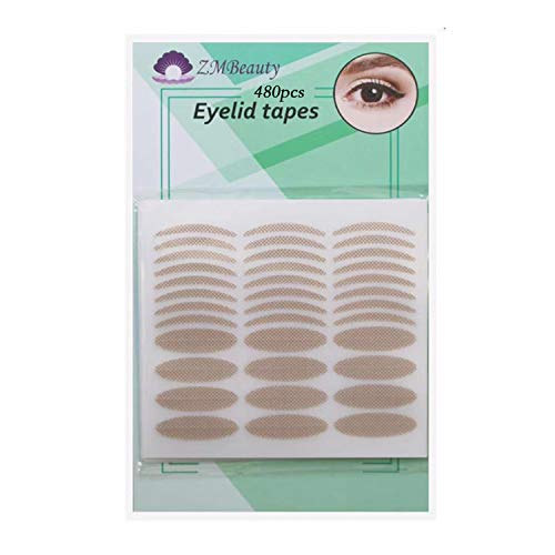 480Pcs Self-Adhesive Single-Sided Eyelid Tapes Double Eyelid Stickers Big Eye...