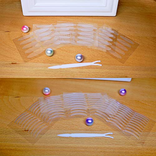 Eyelid tapes, 5Packs/1360Pcs Instant Eyelid Lift Strips for Hooded Droopy Eye...