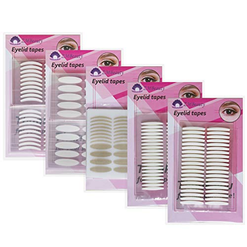 Eyelid tapes, 5Packs/1360Pcs Instant Eyelid Lift Strips for Hooded Droopy Eye...