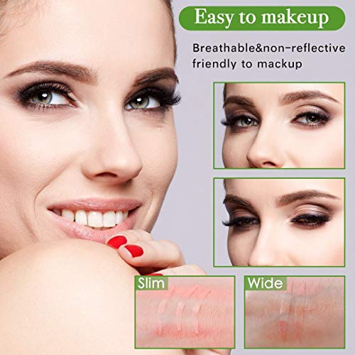 6 Packs Natural Invisible Single/Double Side Eyelid Tapes Stickers, Medical-u...