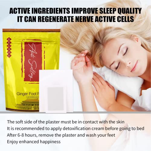 Anti Swelling Ginger Patch,Ginger Foot Pads for Foot Care, Relieve Stress Imp...