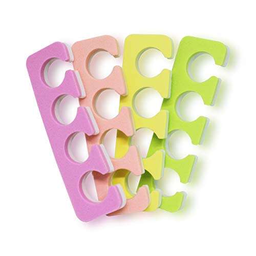 Toe Separators Set - Premium Pedicure Tool Kit 24 Pieces Super Soft & Durable...