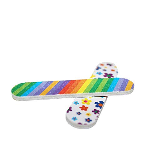 ZMOI (1 DOZEN) Colorful Girly Mini Emery Board Nail Files