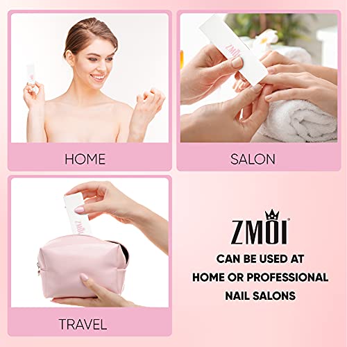 ZMOI 10 PCS Natural and Acrylic Buffer Blocks – Pedicure-Manicure Medium Grit...